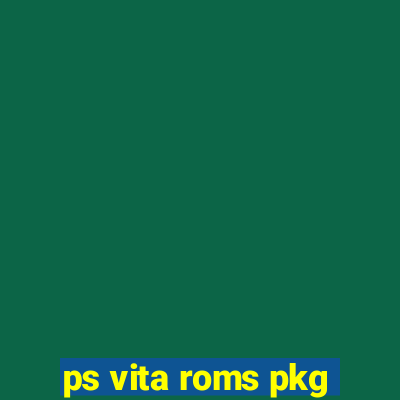 ps vita roms pkg